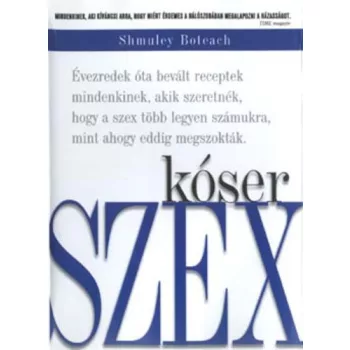 Shmuley Boteach: Koser szex Antikvar