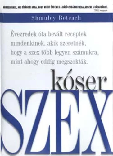 Shmuley Boteach: Koser szex Antikvar