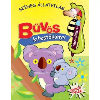 Buvos kifestokonyv - Szines allatvilag - Jo allapotu antikvar