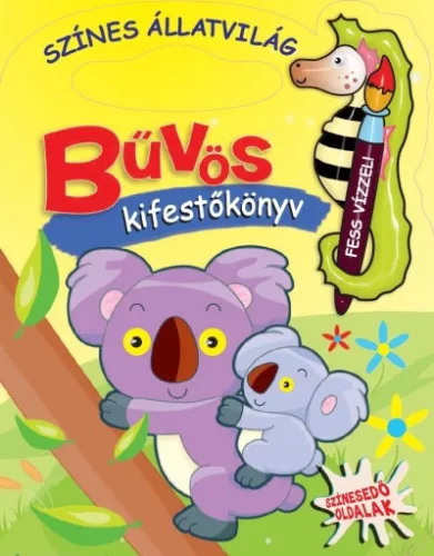 Buvos kifestokonyv - Szines allatvilag - Jo allapotu antikvar