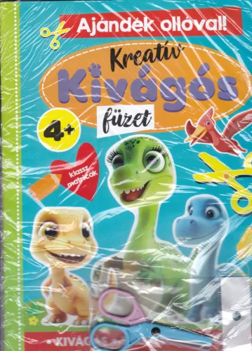 Kreativ kivagos fuzet kolyok dino