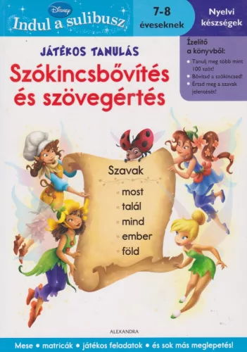 Szokincsbovites ​es szovegertes - Jatekos tanulas Antikvar