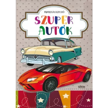 Szuper autok - Matricas kifesto
