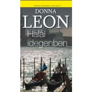 Donna Leon: Halal idegenben Jo allapotu Antikvar