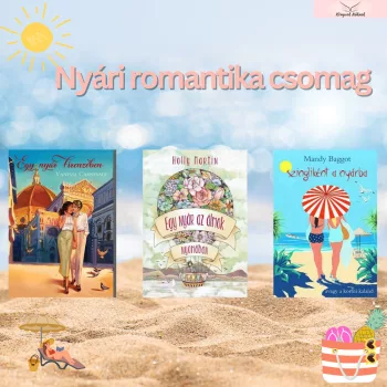 Nyári Romantika könyvcsomag – romantikus regények borítója (Tericum)