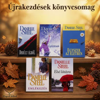 Danielle Steel: Újrakezdések könyvcsomag – romantikus regények borítója (Maecenas)