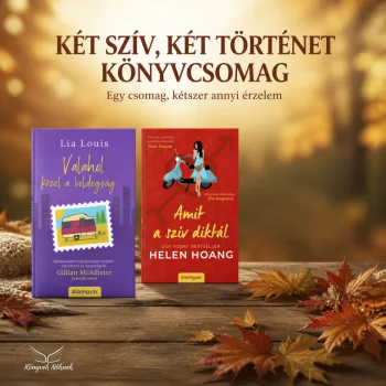 Két szív, két történet könyvcsomag – romantikus regények borítója (Álomgyár)