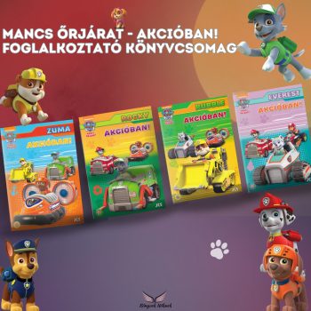   Mancs Őrjárat – Akcióban! foglalkoztató könyvcsomag (4 db) - A